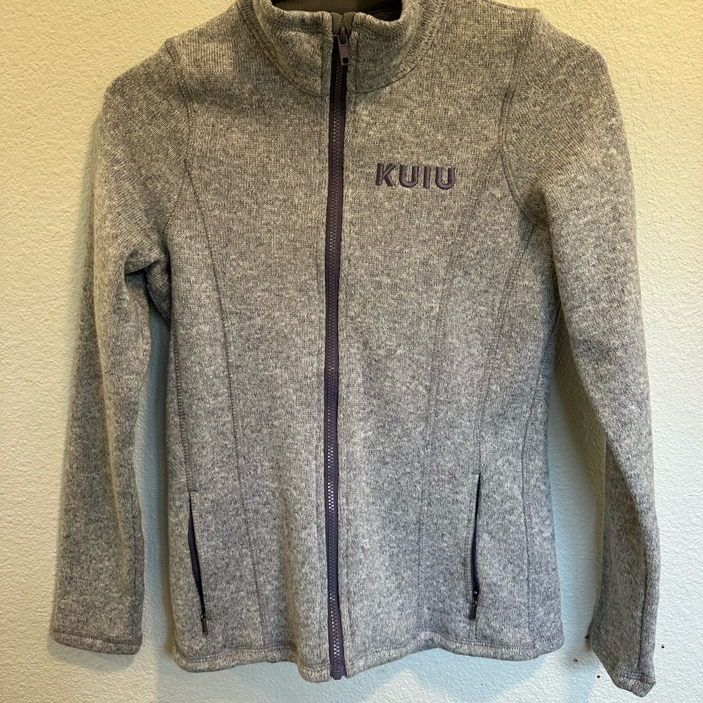 KUIU Base Camp Gray Fleece Sweater